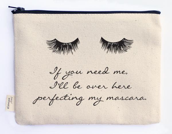 perfecting my mascara zipper pouch picture