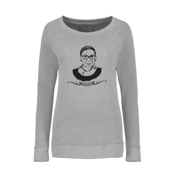 Notorious RBG Sweatshirt - gray picture