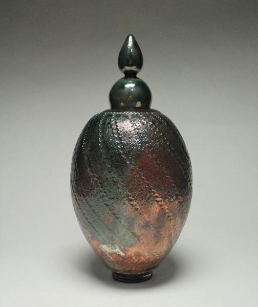 Raku Lidded Jar picture