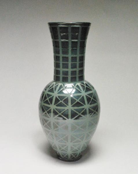 Tall Patterned Vessel