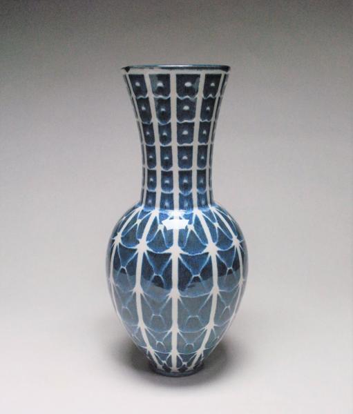 Tall Patterned Vase