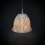 Pendant Lamp, Traditional, Monterrey Cypress Trees