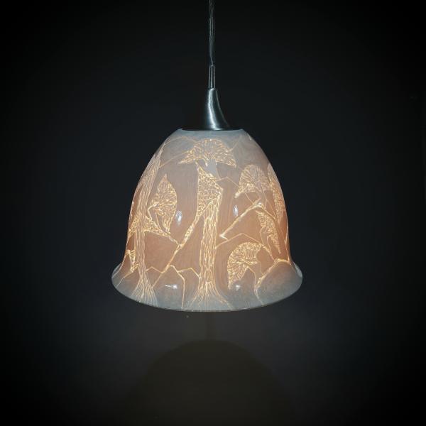 Pendant Lamp, Traditional, Monterrey Cypress Trees