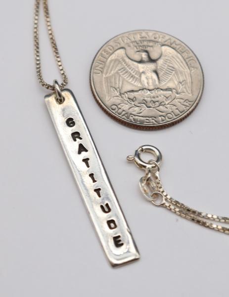 Gratitude Tag Necklace picture