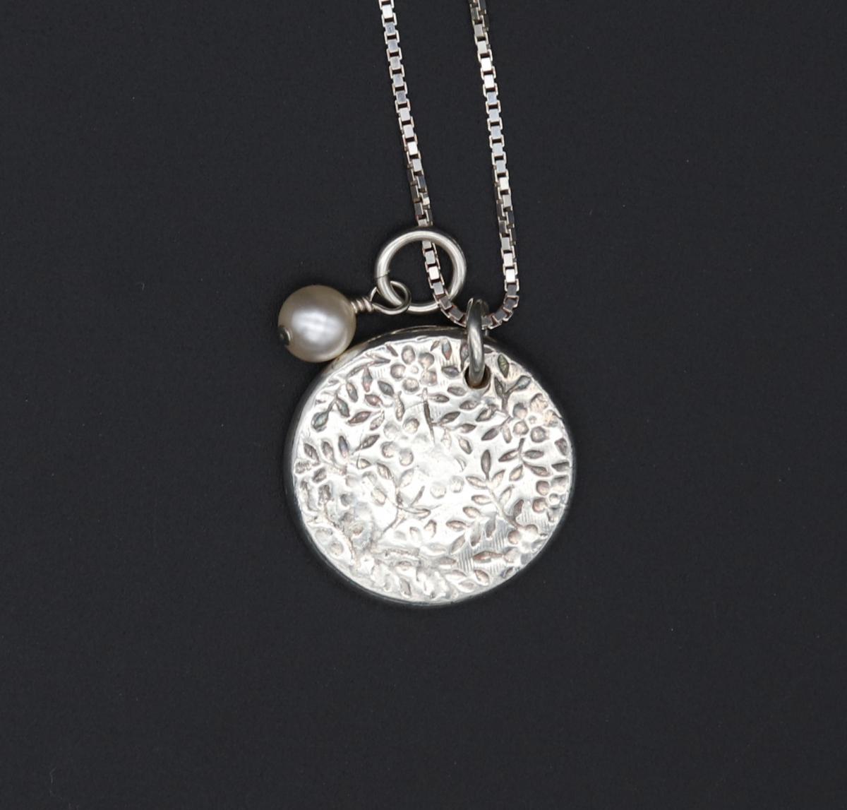 Antiqued Wax Seal Necklace picture