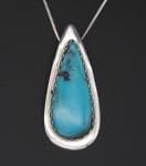 Large Teardrop Turquoise Necklace