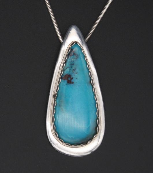 Large Teardrop Turquoise Necklace