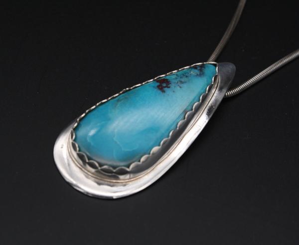 Large Teardrop Turquoise Necklace picture