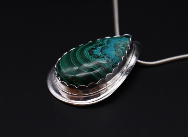 Malachite and Chrysocolla Necklace picture