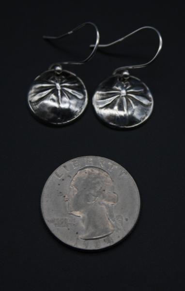 Small Domed Dragonfly Earrings picture