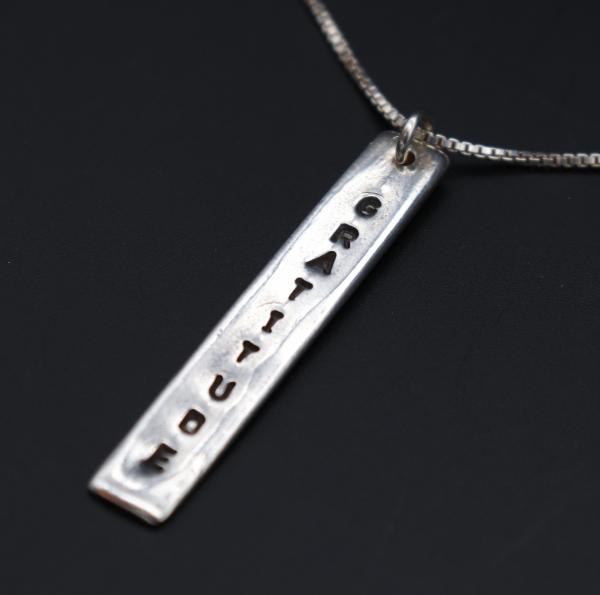 Gratitude Tag Necklace picture