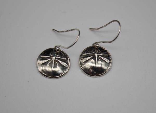 Small Domed Dragonfly Earrings picture