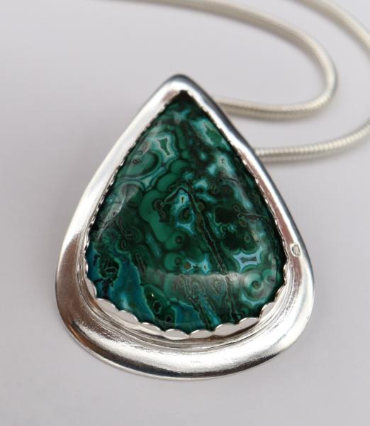 Malachite and Chrysocolla Necklace