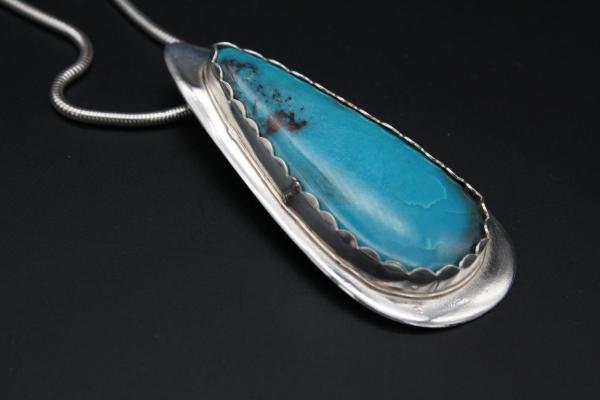 Large Teardrop Turquoise Necklace picture