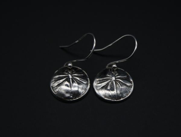 Small Domed Dragonfly Earrings picture