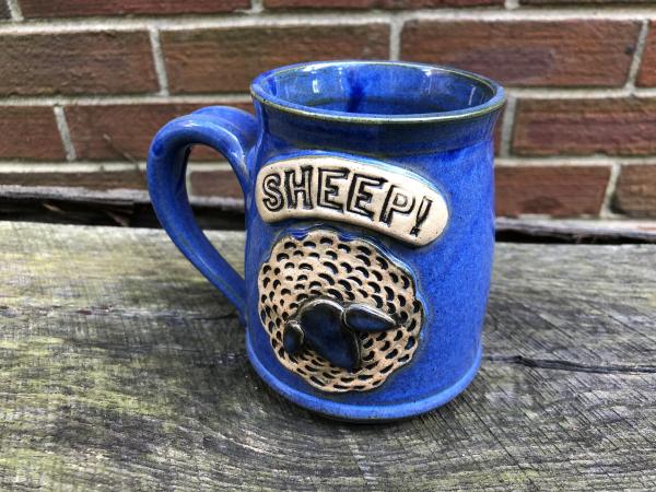 Blue SHEEP Mug 4