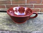 Red Bowl With Handle