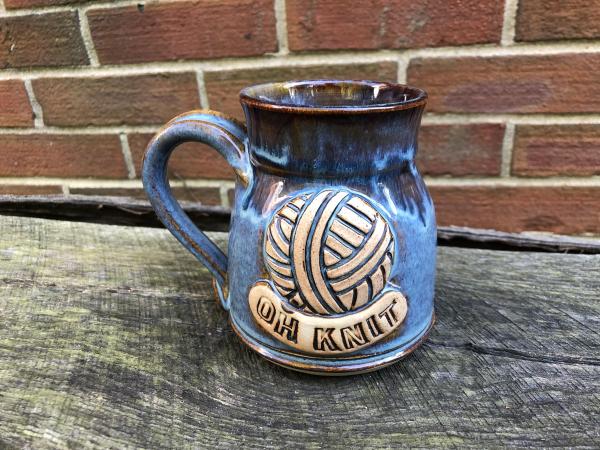 Blue "Oh Knit" Mug 1