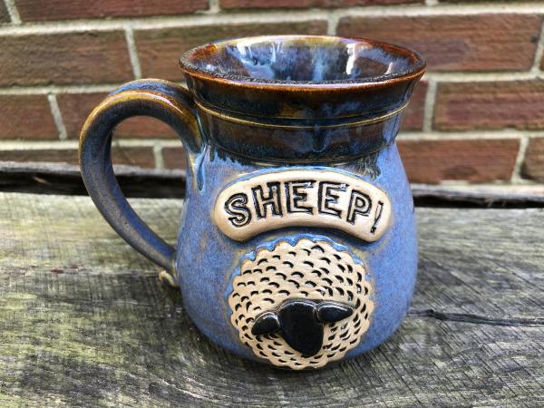 Blue SHEEP Mug 3