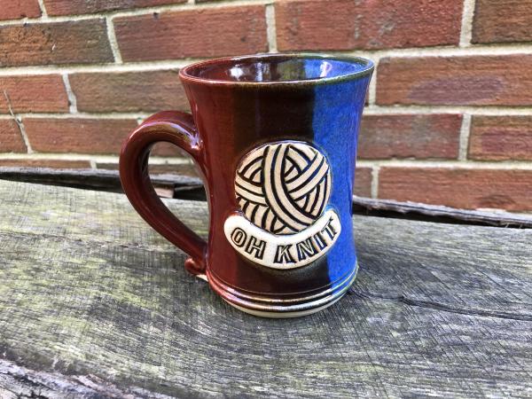 Red & Blue "Oh Knit" Mug 1 picture