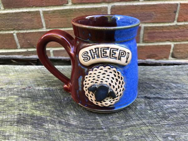 Red & Blue SHEEP Mug 1 picture