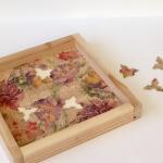 Cork Fabric Puzzle & Serving Tray - Spring