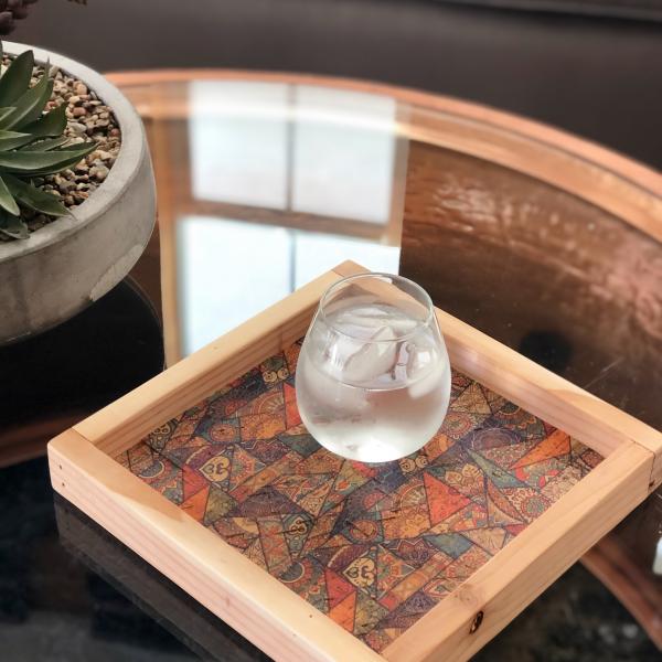 Cork Fabric Puzzle & Serving Tray - Mosaic picture