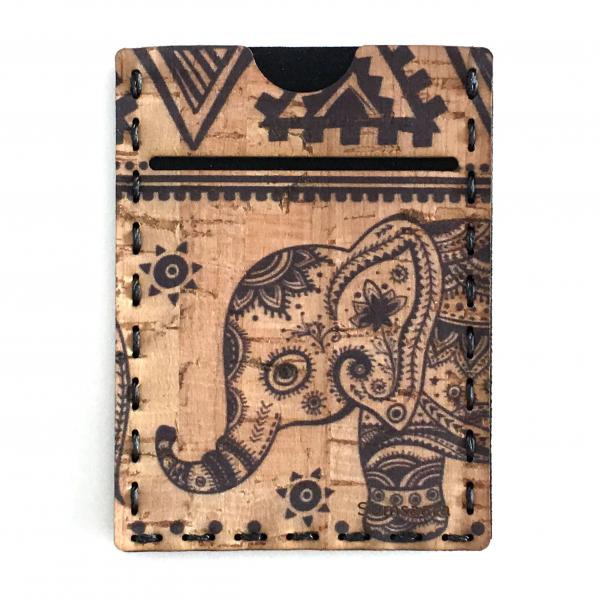 Eco-friendly Card and Phone Wallet - Elephant