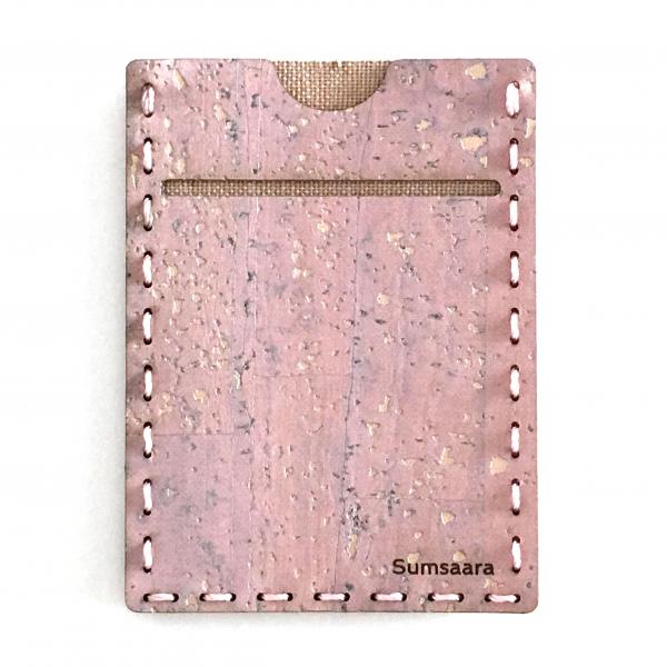 Eco-friendly Card and Phone Wallet - Rose Gold