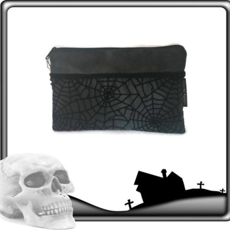 Spider Web purse - Black picture