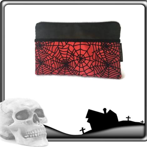 Spider Web purse - Red