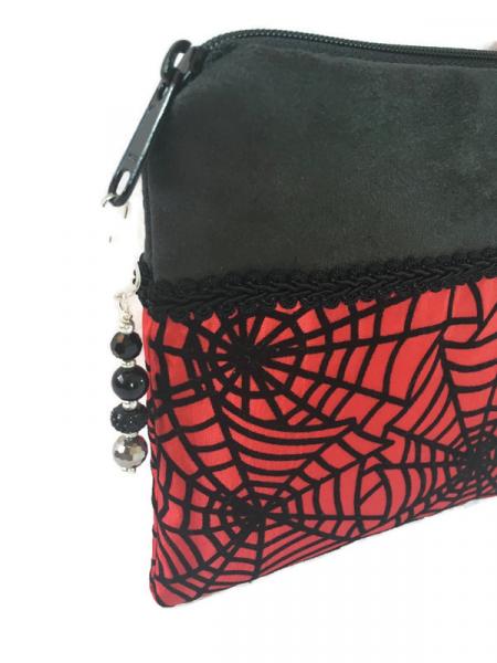 Spider Web purse - Red picture