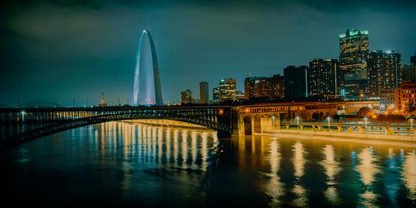 St Louis River Front from the King Bridge - 20x10 - Aluminum Print