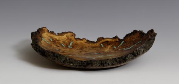 Natural Edge Oak Burl Dish picture