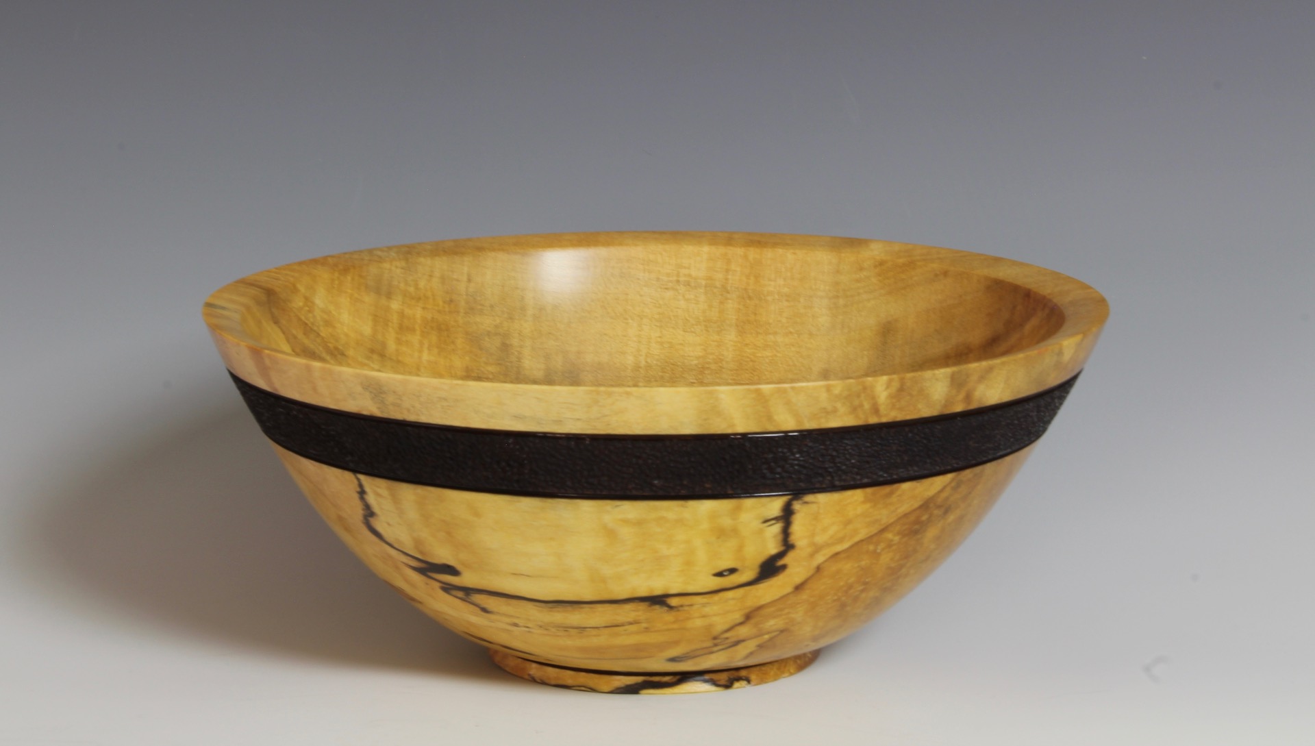 Hand Turned One of a Kind Spalted Maple Bowl 