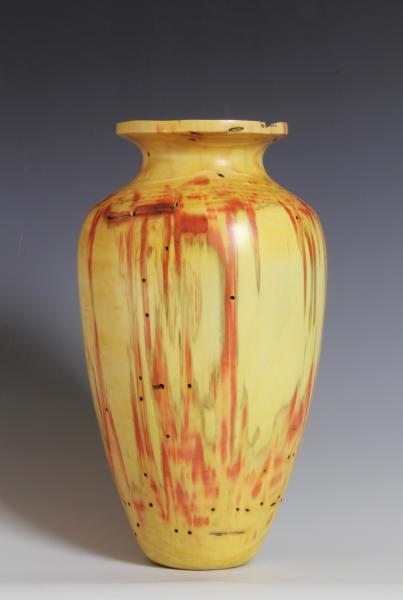 Flaming Box Elder Vase picture