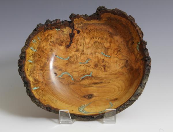 Natural Edge Cherry Burl Dish picture