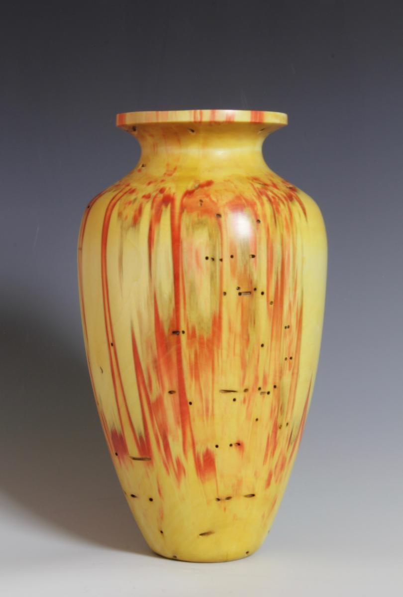 Flaming Box Elder Vase picture