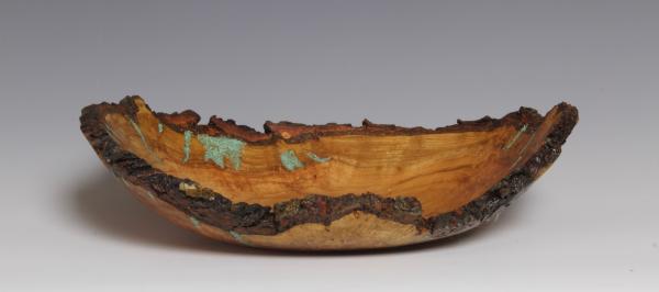 Natural Edge Cherry Burl Bowl picture