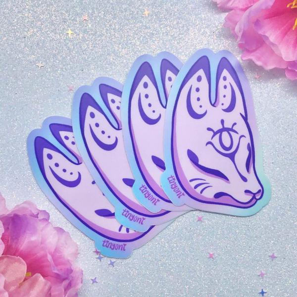 Kitsune Mask Sticker picture