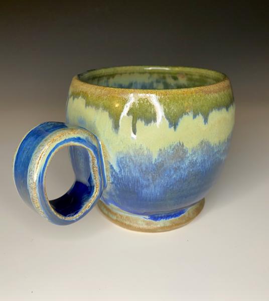 Cobalt & Sage Mug (Circular handle) picture