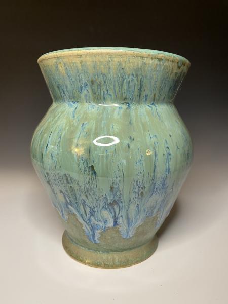 Marbled Mint Vase