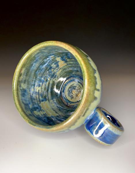 Cobalt & Sage Mug (Circular handle) picture