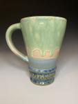 Seamint Green & Cobblestone Blue Mug (10.5 ounces)