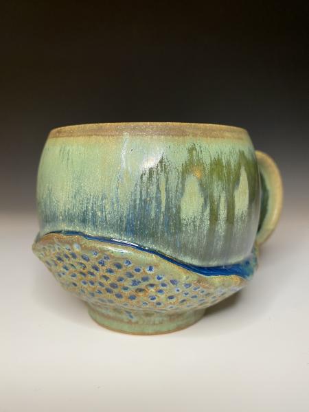 Sage & Cobalt Cobbled Mug picture