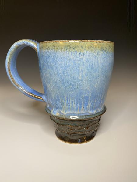 Stratus Blue Mug with Carvings (11 ounces) picture
