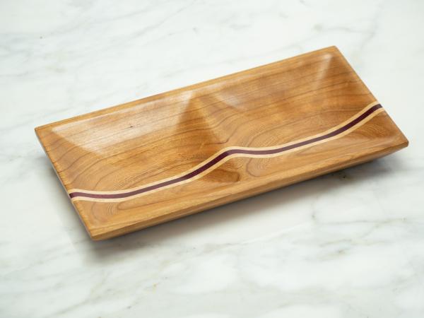 Cherry/Maple/Padouk Jewelry Dish, Valet Tray picture