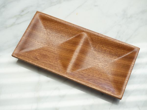 Sapele Jewelry Dish or Valet Tray picture