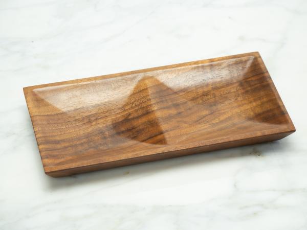 Walnut Jewelry Dish or Valet Tray picture