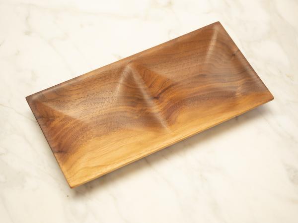 Walnut Jewelry Dish or Valet Tray picture